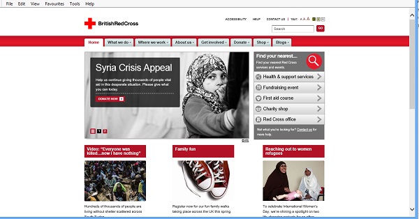 British Red Cross website 2014