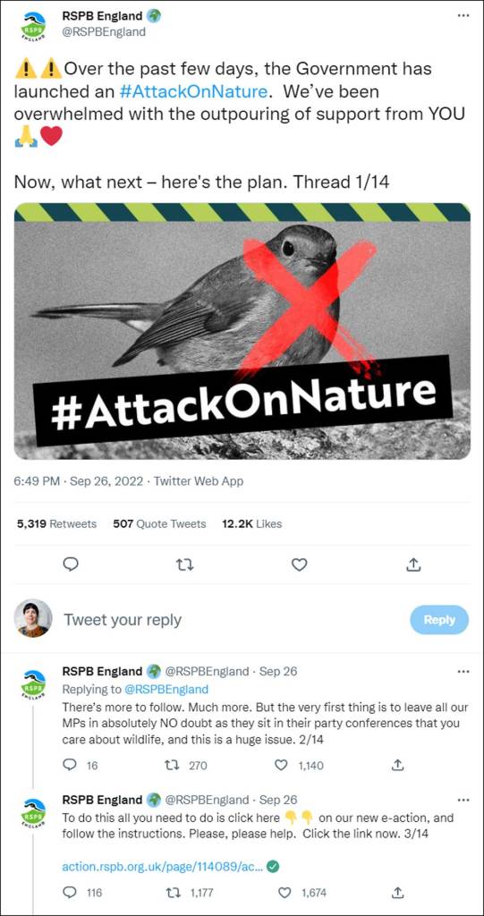 Over the past few days, the Government has launched an #AttackOnNature. We've been overwhelmed with the outpouring of support from YOU. Now, what next - here's the plan. Thread 1/14